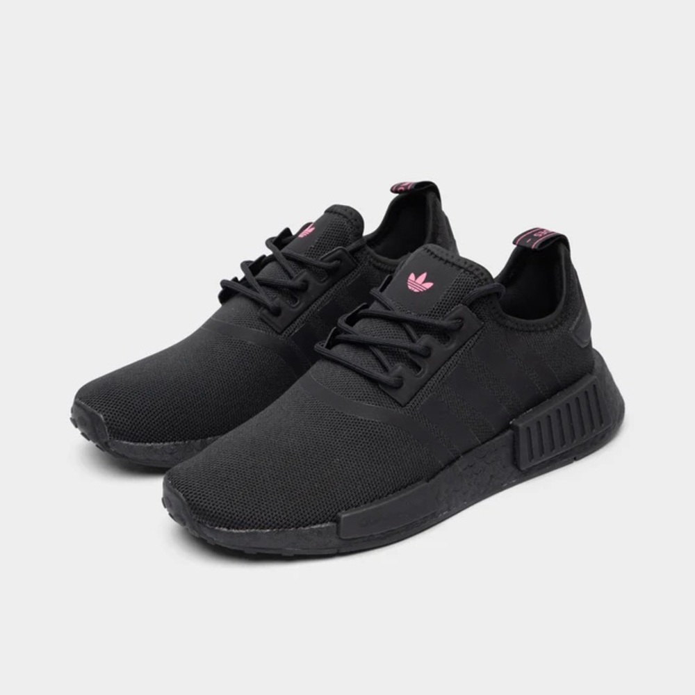 ADIDAS ORIGINALS WOMENS NMD_R1 PRIMEBLUE CORE BLACK / CORE BLACK - SOLAR PINK